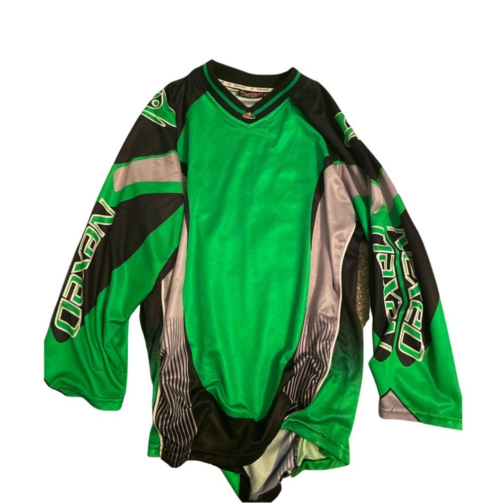 nexeo vintage green racing jersey